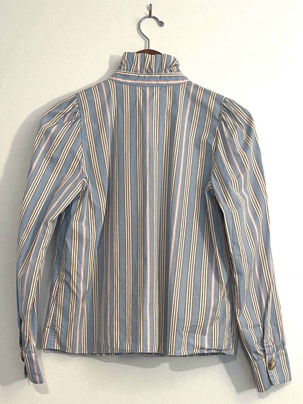 Sezane Ambre Shirt in Pastel Stripes - Picture 6 of 11